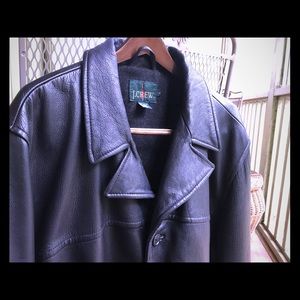 J. Crew Men’s Leather Coat